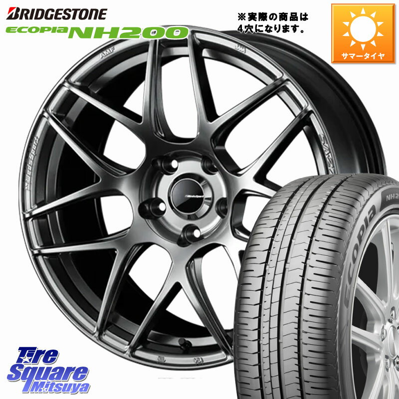 WEDS 74202 SA-27R PSB ウェッズ スポーツ ホイール 15インチ ◇参考画像 15 X 6.0J +38 4穴 100 ブリヂストン ECOPIA NH200 エコピア サマータイヤ 195/60R15