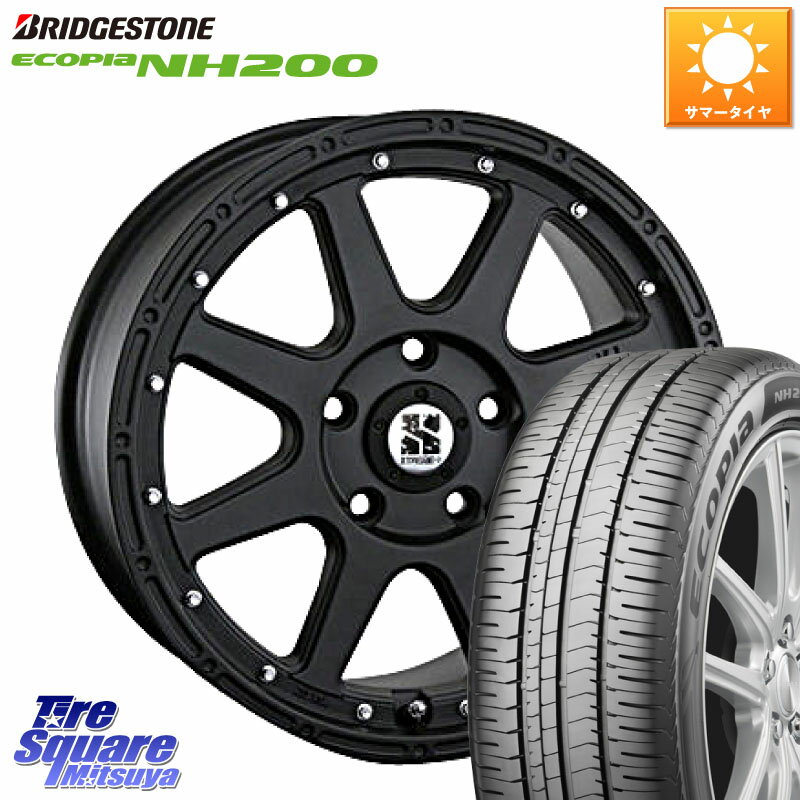 MLJ XTREME-J エクストリームJ ホイール 17インチ 17 X 7.5J +38 5穴 114.3 ブリヂストン ECOPIA NH200 エコピア サマータイヤ 225/50R17