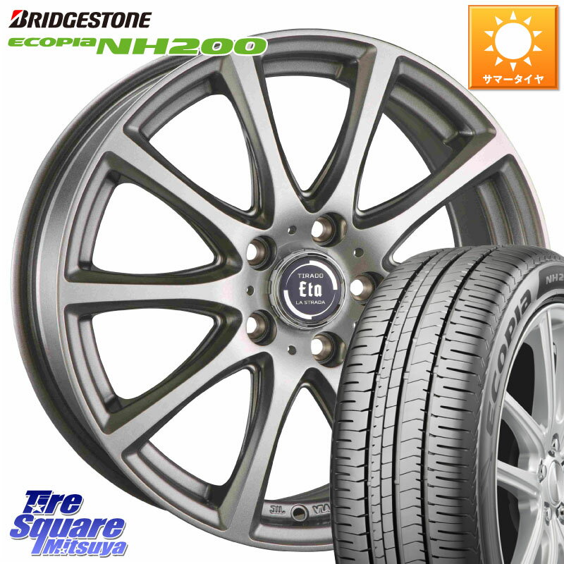 阿部商会 ティラード イータ 16 X 6.5J +38 5穴 114.3 ブリヂストン ECOPIA NH200 エコピア サマータイヤ 205/65R16 ヤリスクロス 10系アルファード 70系カムリ