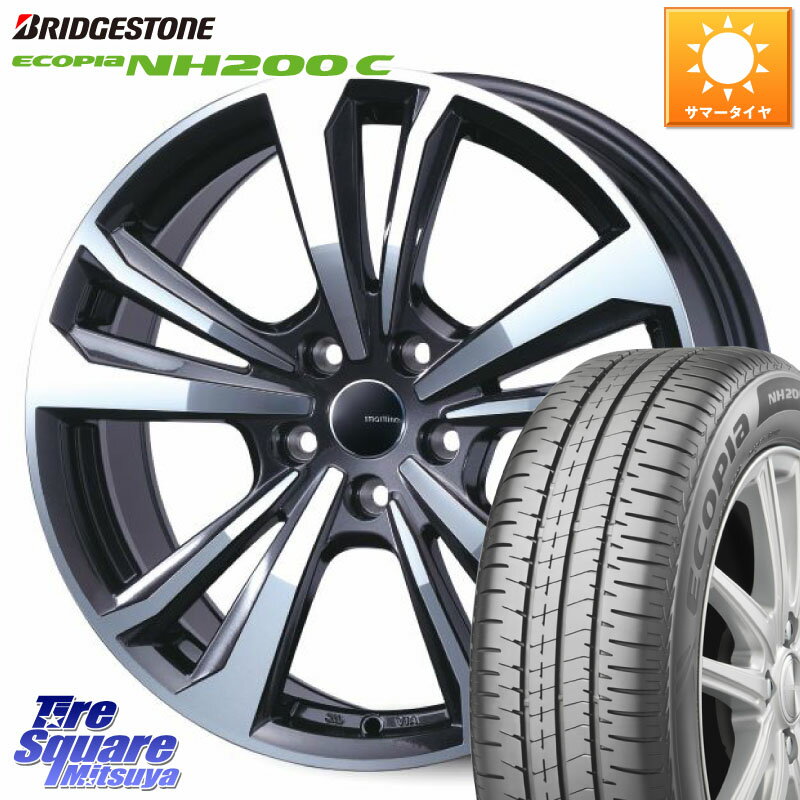 TARGA smartline365 15 X 6.0J(VW POLO 6R) +38 5穴 100 ブリヂストン ECOPIA NH200C エコピア サマータイヤ 185/60R15 フォルクスワーゲン POLO ポロ(6R) フォルクスワーゲン クロスポロ(6R)