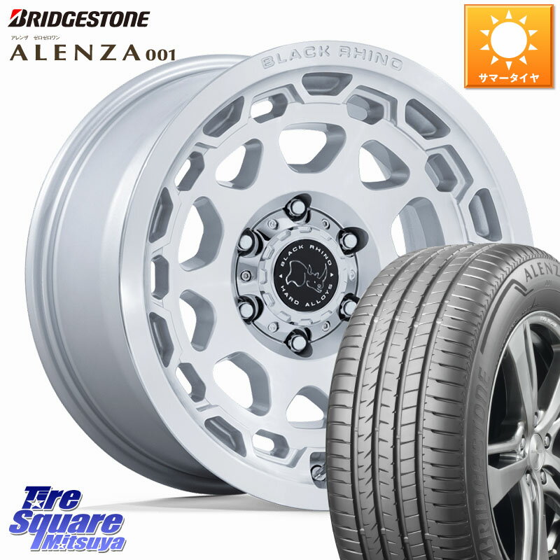 BLACK RHINO CONGO コンゴ ホイール 17インチ 17 X 8.5J +35 6穴 139.7 ブリヂストン アレンザ 001 ALENZA 001 サマータイヤ 265/70R17