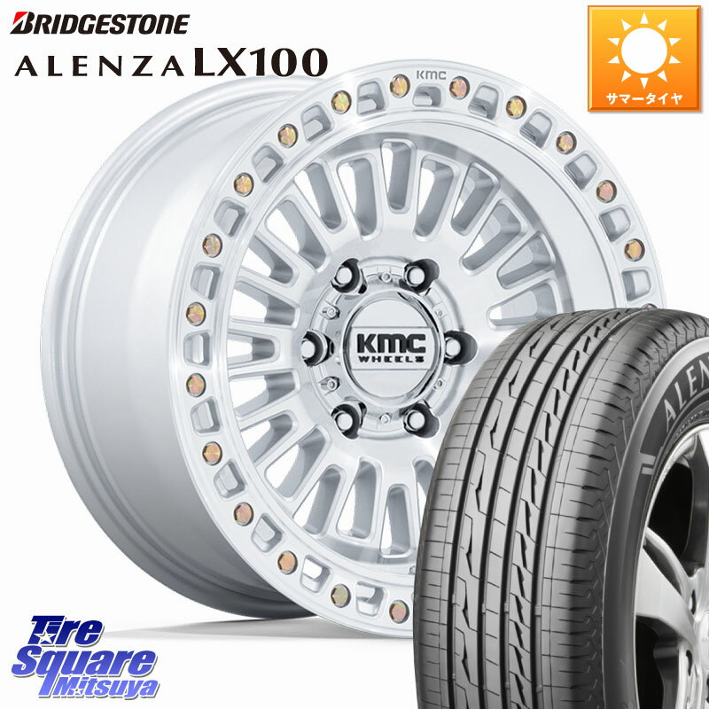 KMC KM554 AZTEC ホイール 17インチ 17 X 8.5J +0 6穴 139.7 ブリヂストン ALENZA アレンザ LX100 サマータイヤ 265/70R17