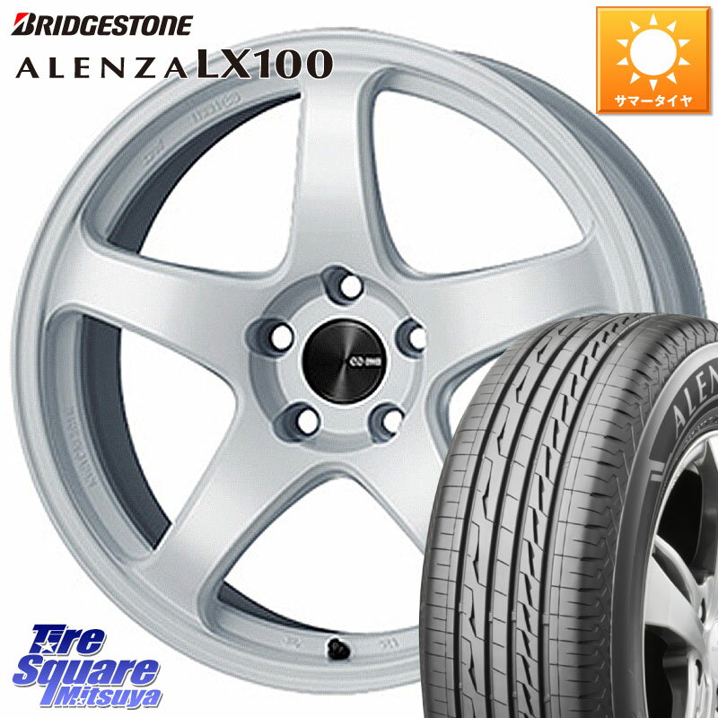 ENKEI エンケイ PerformanceLine PF05 WH 18インチ 18 X 7.5J +48 5穴 114.3 ブリヂストン ALENZA アレンザ LX100 サマータイヤ 225/60R18 T32エクストレイル CX-5 CX-8 BT5レガシィアウトバック