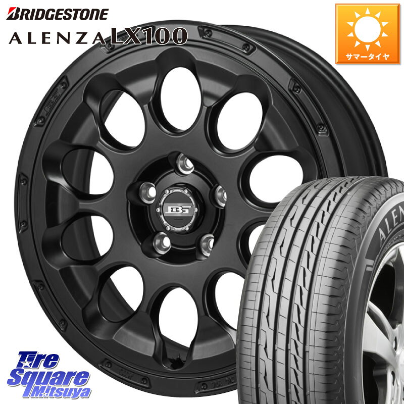 Japan三陽 ボトムガルシア CHRONO クロノ 17 X 7.0J +38 5穴 114.3 ブリヂストン ALENZA アレンザ LX100 サマータイヤ 225/60R17 30系アルファード 30系ヴェルファイア デリカD:5 SL系フォレスター