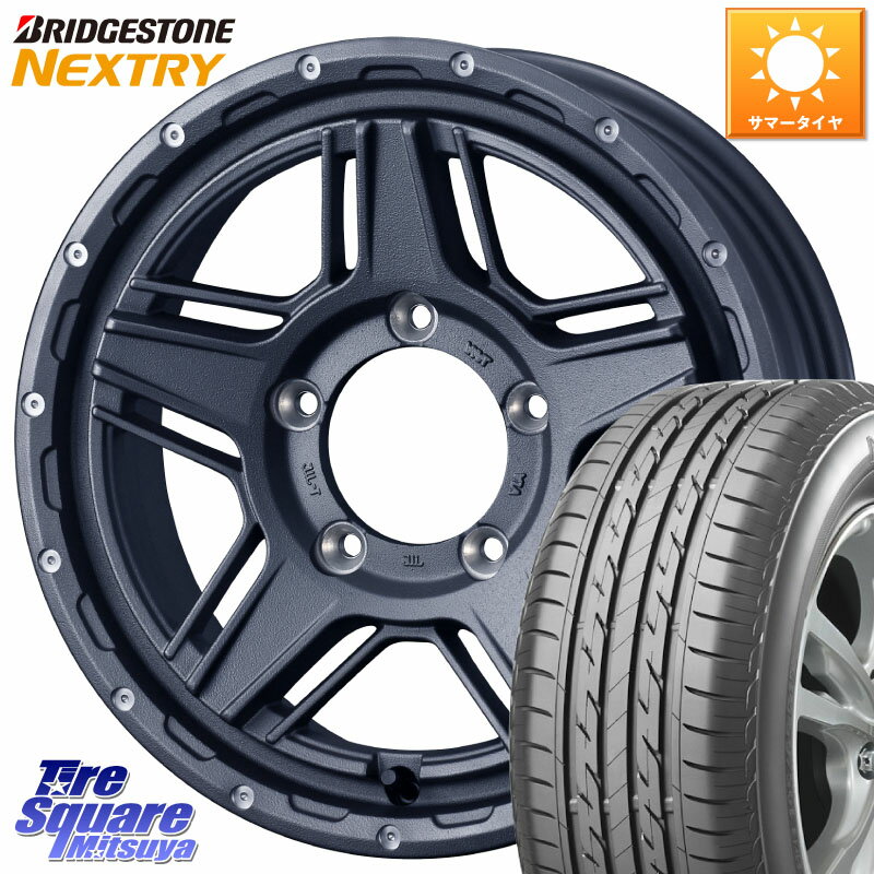 WEDS 40544 マッドヴァンス MUD VANCE 07 15インチ 15 X 6.0J(JB74) +0 5穴 139.7 ブリヂストン NEXTRY ネクストリー サマータイヤ 205/70R15
