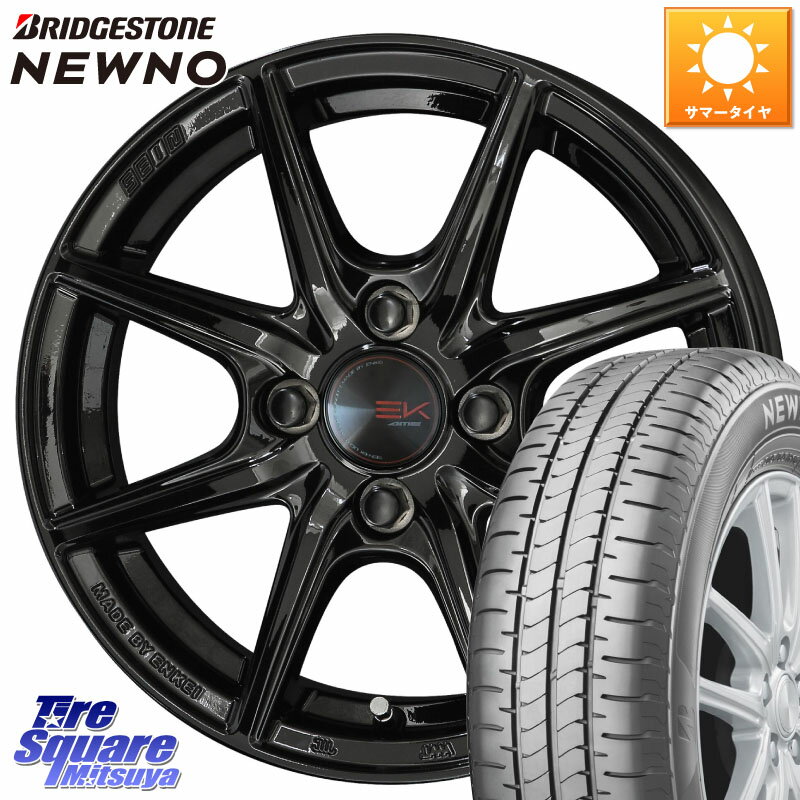 KYOHO SEIN EK ザインEK ホイール 14インチ 14 X 5.5J +43 4穴 100 ブリヂストン NEWNO ニューノ サマータイヤ 175/65R14 E11ノート