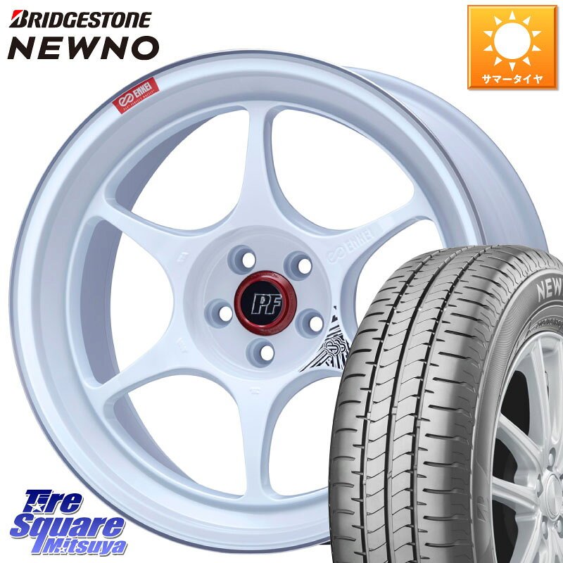 ENKEI エンケイ PerformanceLine PF06 ホイール 17インチ 17 X 7.5J +45 5穴 100 ブリヂストン NEWNO ニューノ サマータイヤ 215/45R17 210系カローラスポーツ 50系プリウス BRZ・86・GR86