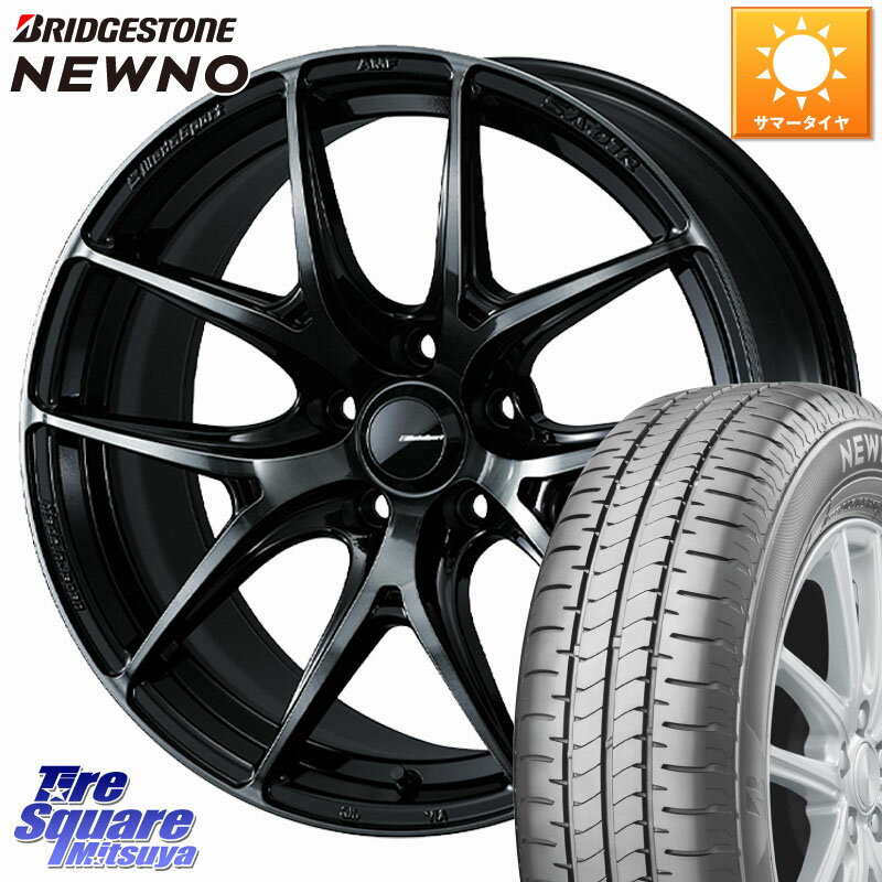 WEDS WedsSport SA-01R ホイール 18インチ 18 X 7.5J +35 5穴 114.3 ブリヂストン NEWNO ニューノ サマータイヤ 225/55R18 デリカD:5