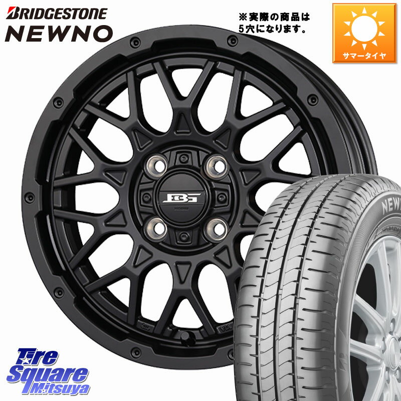 KOSEI BOTTOMGARCIA SHADOWBAHT ホイール 16インチ 16 X 7.0J +38 5穴 114.3 ブリヂストン NEWNO ニューノ サマータイヤ 215/60R16