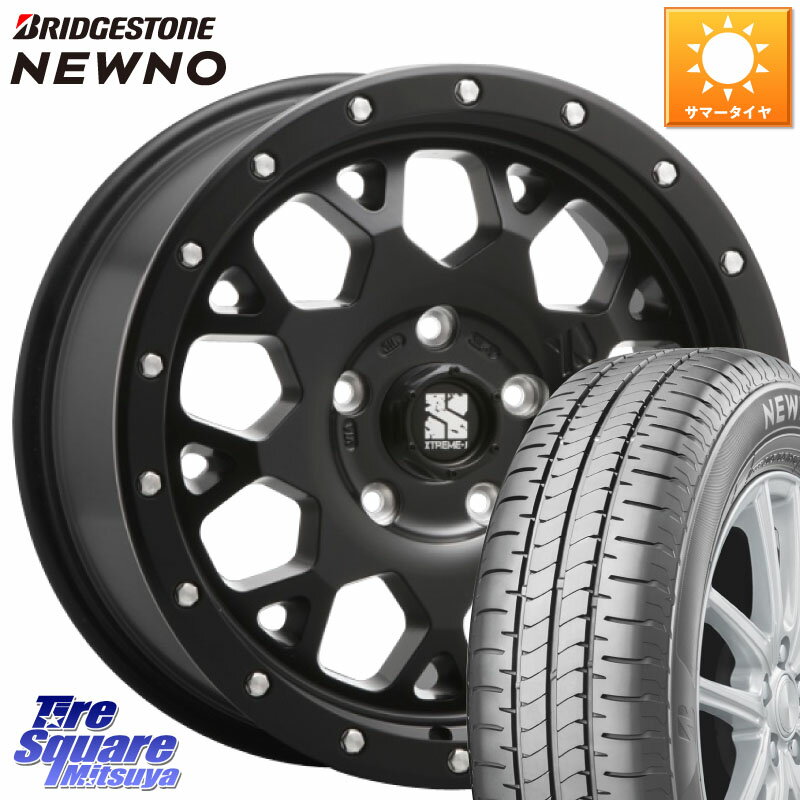 MLJ XJ04 XTREME-J エクストリームJ ホイール 16インチ 16 X 6.5J(US) +35 5穴 110 ブリヂストン NEWNO ニューノ サマータイヤ 215/65R16
