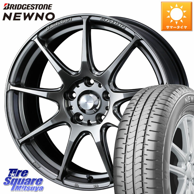 WEDS ウェッズ スポーツ SA99R SA-99R PSB 18インチ 18 X 8.0J +42 5穴 114.3 ブリヂストン NEWNO ニューノ サマータイヤ 225/55R18 デリカD:5 SL系フォレスター