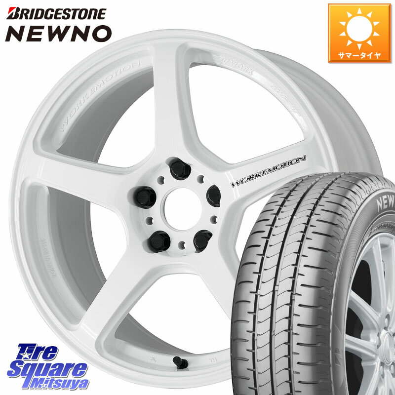 WORK ワーク EMOTION エモーション T5R ICW 18インチ 18 X 7.5J +43 5穴 114.3 ブリヂストン NEWNO ニューノ サマータイヤ 225/55R18 デリカD:5 SL系フォレスター