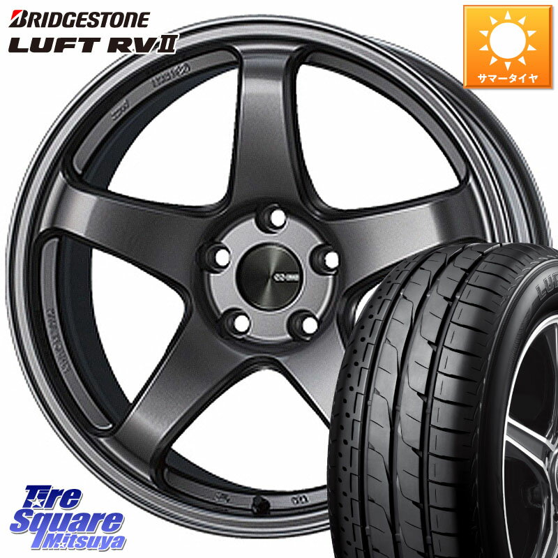 ENKEI エンケイ PerformanceLine PF05 DS 16インチ 16 X 6.5J +38 5穴 100 ブリヂストン LUFT RV2 ルフト サマータイヤ 205/60R16