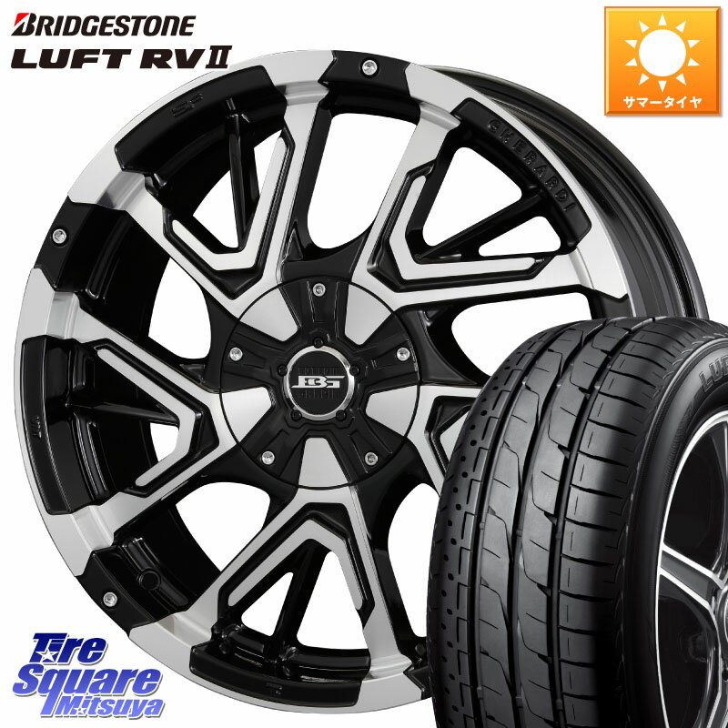 KOSEI ボトムガルシア ゲラルディ ホイール 16 X 7.0J +42 5穴 114.3 ブリヂストン LUFT RV2 ルフト サマータイヤ 215/65R16 C-HR 30系ヴェルファイア 10系カローラクロス 20系アルファード