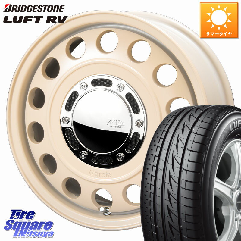 MANARAY MID GARCIA CISCO Type2 サンドベージュ 在庫● 16インチ ガルシア シスコ 16 X 6.5J +40 5穴 114.3 ブリヂストン LUFT RV ルフト RV サマータイヤ 205/65R16 ヤリスクロス 10系アルファード 70系カムリ
