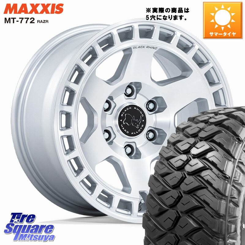 BLACK RHINO BAHARI バハリ ※インセット-10 ホイール 17インチ◇参考画像 17 X 8.5J +0 5穴 127 MAXXIS マキシス MT-772 RAZR 35X/13.50R17 クライスラー ジープ ラングラー JK系 クライスラー ジープ ラングラー JL系
