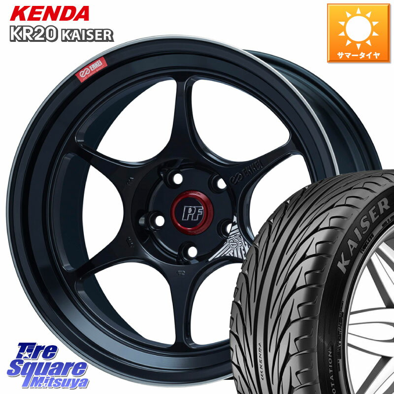 ENKEI エンケイ PerformanceLine PF06 BK ホイール 18インチ 18 X 8.5J +45 5穴 114.3 KENDA ケンダ カイザー KR20 サマータイヤ 245/40R18 WRX S4(VBH)