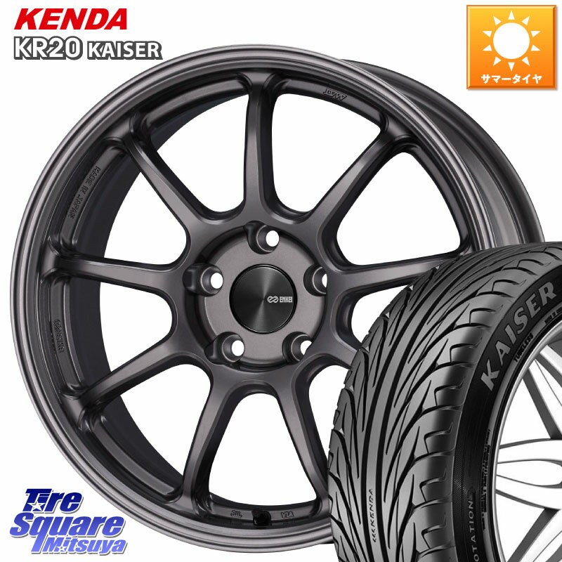 ENKEI PerformanceLine PF09 ホイール 4本 17インチ 17 X 7.0J(MINI F55 F56 F57) +45 5穴 112 KENDA ケンダ カイザー KR20 サマータイヤ 205/45R17 MINI ミニ F55 F56 F57