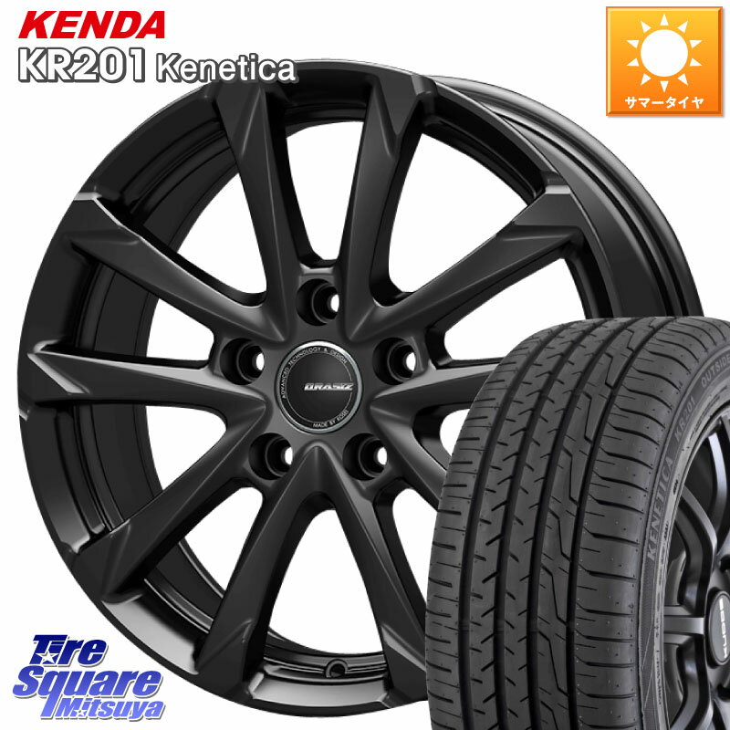 KOSEI QGC810B QRASIZ GC36F クレイシズ ホイール 18インチ 18 X 7.5J +38 5穴 114.3 KENDA ケンダ KENETICA KR201 サマータイヤ 225/55R18 デリカD:5