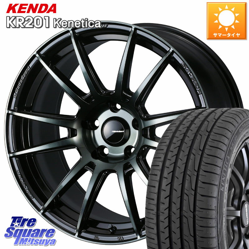 WEDS WedsSport SA-62R ホイール 18インチ 18 X 7.5J +35 5穴 114.3 KENDA ケンダ KENETICA KR201 サマータイヤ 225/55R18 デリカD:5