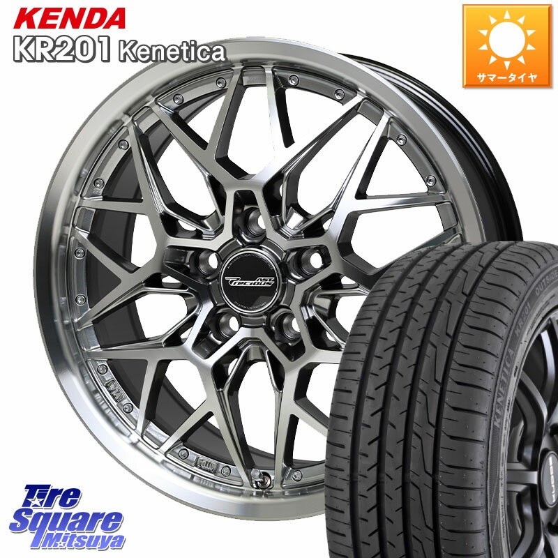 HotStuff プレシャス Precious AST M5 ホイール 18インチ 18 X 7.0J +38 5穴 114.3 KENDA ケンダ KENETICA KR201 サマータイヤ 225/55R18 デリカD:5 SL系フォレスター