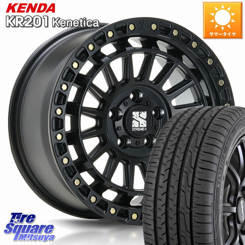 MLJ XJ08 XTREME-J ホイール 18インチ 18 X 8.0J +40 5穴 114.3 KENDA ケンダ KENETICA KR201 サマータイヤ 225/45R18