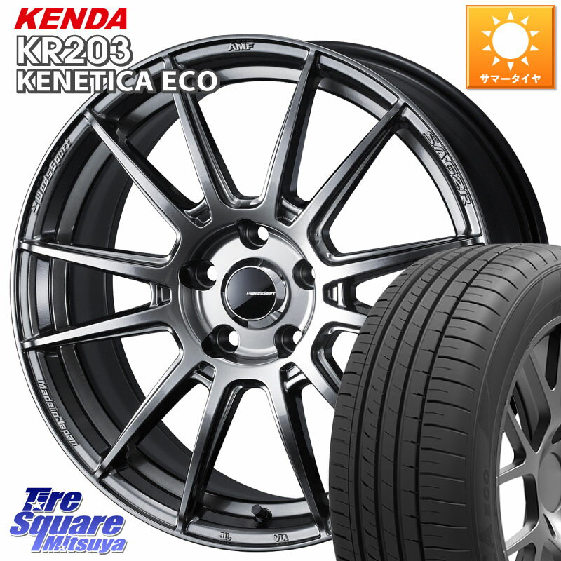 WEDS WedsSport SA-62R ホイール 18インチ 18 X 8.0J +42 5穴 114.3 KENDA ケンダ KENETICA ECO KR203 サマータイヤ 245/45R18