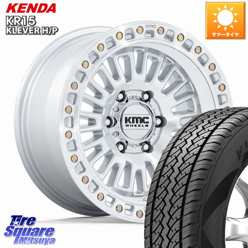 KMC KM554 AZTEC ホイール 17インチ 17 X 8.5J +0 6穴 139.7 KENDA ケンダ KLEVER KR15 HP H/P SALE● サマータイヤ 265/65R17