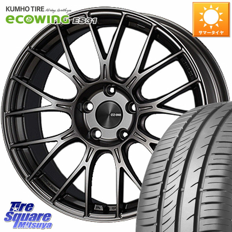 ENKEI エンケイ PerformanceLine PFM1 15インチ 15 X 6.0J +38 5穴 100 KUMHO ecoWING ES31 エコウィング サマータイヤ 195/65R15 210系カローラスポーツ 50系プリウス
