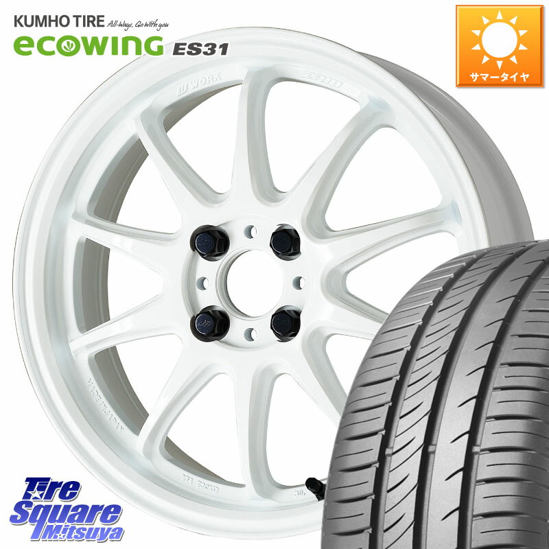 WORK  EMOTION ⡼ ZR10 15 15 X 5.0J +45 4 100 KUMHO ecoWING ES31  ޡ 175/60R15 Mx27/37/47SꥪǥꥫD2