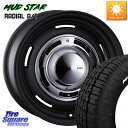 CRIMSON ディーン クロスカントリー ブラック 15インチ 15 X 6.0J +32 4穴 100 MUDSTAR マッドスターRADIAL AT A/...