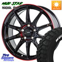 HotStuff 軽量設計 G.SPEED P-05R P05R RED ホイール 16インチ 16 X 6.5J +48 5穴 114.3 MUDSTAR マッドスターRADIAL MT M/T ホワイトレター 215/70R16 SK系フォレスター