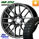 WORK ワーク EMOTION エモーション M8R GTK 18インチ 18 X 7.5J +53 5穴 100 MUDSTAR WANPAKU MT ワンパク M/T ホワイトレター 225/55R18 GT系スバルXV(2)