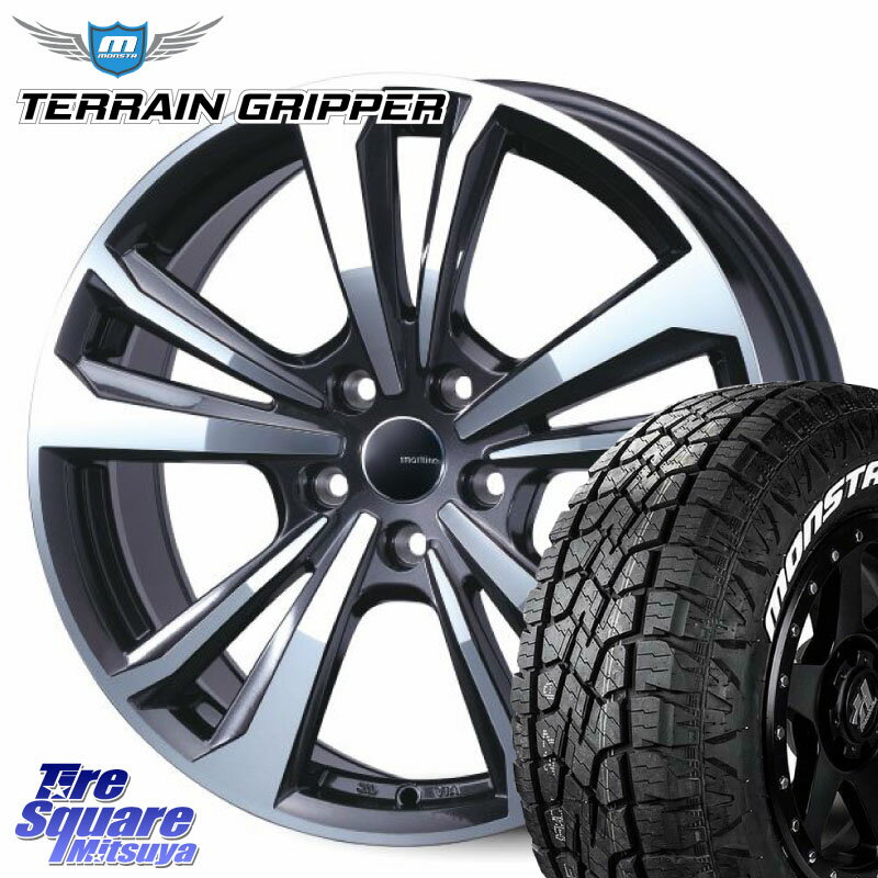 TARGA 【欠品次回11月中旬予定】smartline365 18 X 8.0J(AUDI A6 D2D) +43 5穴 112 MONSTA TIRE TERRAIN GRIPPER ALL TERRAIN ホワイトレター 225/55R18 アウディ A6 F2系