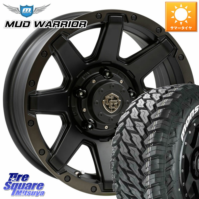 WEDS CROSS OVER GARMENTS StyleU インセット-5 16インチ 16 X 6.0J +0 5穴 139.7 MONSTA TIRE MUD WARRIOR MT M/T ホワイトレター 235/70R16 ジムニー専用(要リフトアップ・オーバーフェンダー等) ジムニ−シエラ・ノマド(カスタム)
