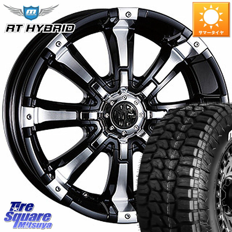 CRIMSON クリムソン BEAST ビースト ホイール 17インチ 17 X 8.0J(US) +25 6穴 139.7 MONSTA TIRE RT HYBRID RT R/T ハイブリット ホワイトレター 265/65R17