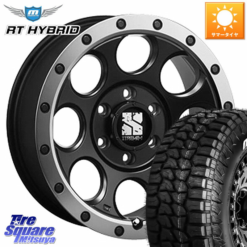 MLJ XJ03 エクストリームJ XTREME-J ホイール 18インチ 18 X 8.0J(US) +20 6穴 139.7 MONSTA TIRE RT HYBRID RT R/T ハイブリット ホワイトレター 265/60R18