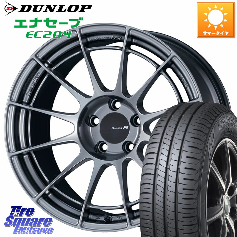 ENKEI エンケイ Racing Revolution NT03RR ホイール 18 X 8.0J(BMW F30 F31) +34 5穴 120 DUNLOP ダンロップ エナセーブ EC204 ENASAVE サマータイヤ 225/45R18 BMW 3シリーズ F30 F31