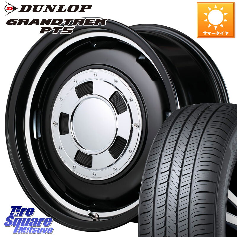 MANARAY MID Garcia CISCO ガルシア シスコ 16インチ 16 X 5.5J +20 5穴 139.7 DUNLOP ダンロップ GRANDTREK PT5 グラントレック サマータイヤ 175/80R16 ジムニー