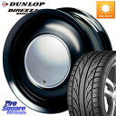 ハートボイス ラブリースイートレーベルアナム BKED 14インチ 14 X 5.0J +45 4穴 100 DUNLOP ダンロップ DIREZZA DZ101 ディレッツァ サマータイヤ 155/55R14