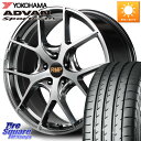 MANARAY MID RMP - 025F ホイール 19インチ 19 X 8.0J +45 5穴 114.3 YOKOHAMA F7766 ヨコハマ ADV...