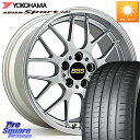 BBS RG-R 鍛造1ピース ホイール 18インチ 18 X 8.0J +42 5穴 114.3 YOKOHAMA r7740 ヨコハマ ADVAN Sport V107 SILENTFOAM 245/45R18