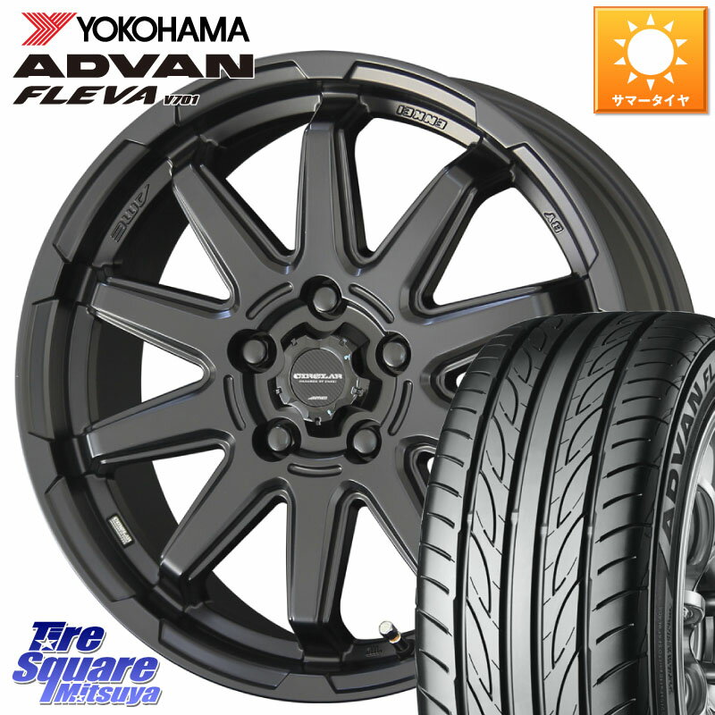KYOHO キョウホウ CIRCLAR サーキュラー C10S 17インチ 17 X 7.0J +48 5穴 114.3 YOKOHAMA R0404 ADVAN FLEVA V701 ヨコハマ 225/50R17 WRX S4(VBH)