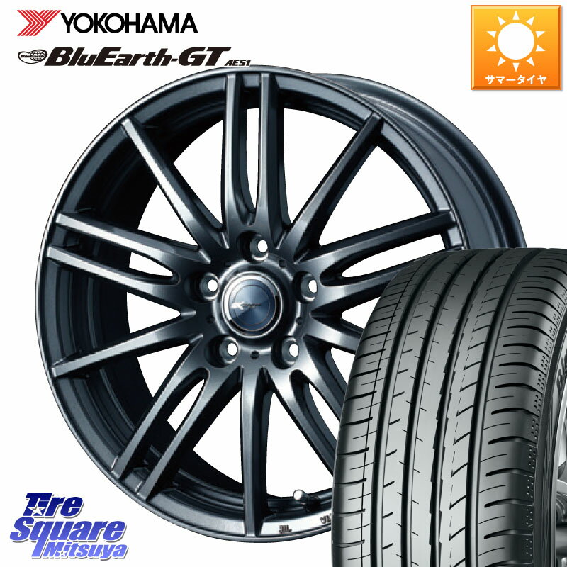 WEDS ウェッズ ZAMIK ザミック TITO 15インチ 15 X 6.0J +43 5穴 100 YOKOHAMA R4574 BluEarth-GT AE51 ヨコハマ 195/65R15 210系カローラスポーツ 50系プリウス