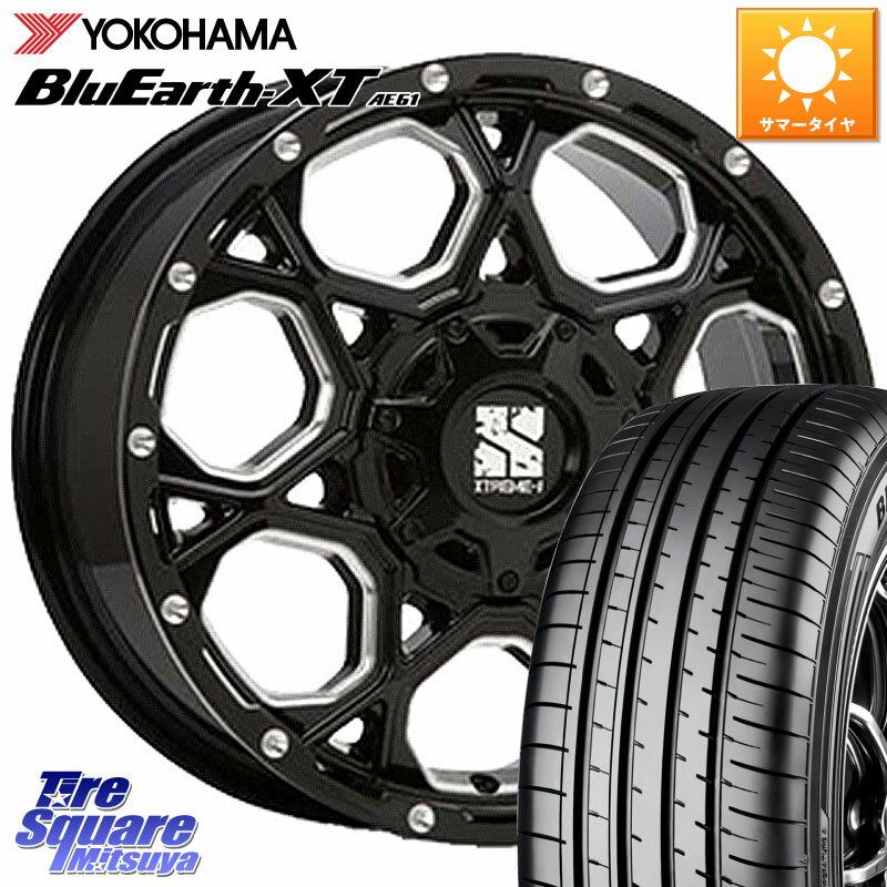 MLJ XJ06 XTREME-J エクストリームJ ホイール 17インチ 17 X 7.0J +50 5穴 114.3 YOKOHAMA R5779 BluEarth-XT AE61 ヨコハマ 225/55R17 RV系ヴェゼル MAZDA6 BN・BL系レガシィ