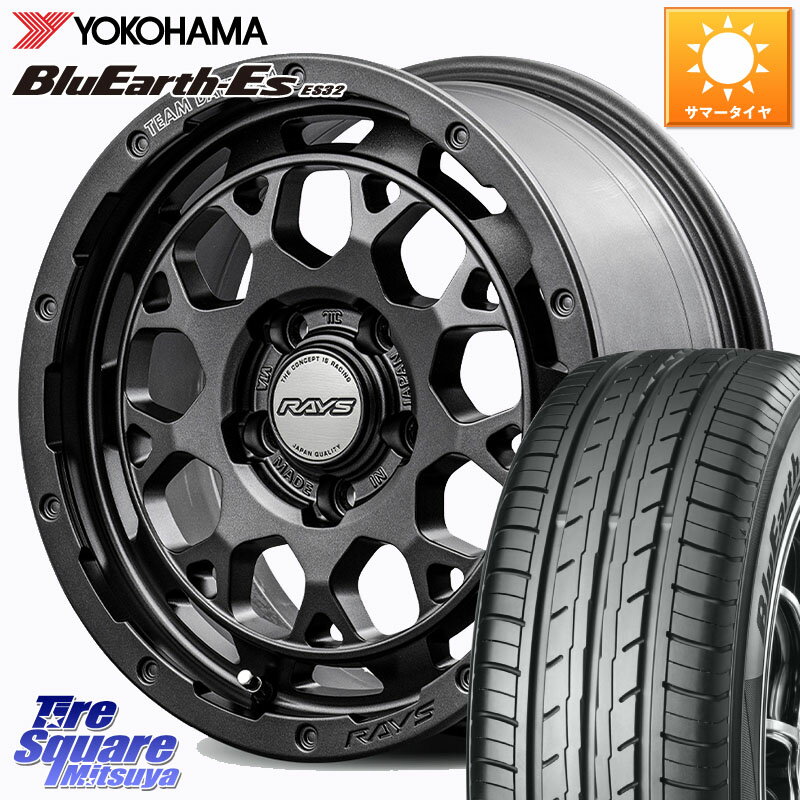 RAYS 【欠品次回3~4月】 TEAM DAYTONA M9+ Spec M ホイール 17インチ 17 X 7.0J +40 5穴 114.3 YOKOHAMA R6304 BluEarth-Es ES32 ヨコハマ 225/60R17 30系アルファード 30系ヴェルファイア デリカD:5 SL系フォレスター