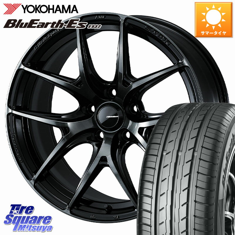 WEDS WedsSport SA-01R ホイール 18インチ 18 X 8.0J +42 5穴 114.3 YOKOHAMA R6303 BluEarth-Es ES32 ヨコハマ 225/55R18 デリカD:5 SL系フォレスター
