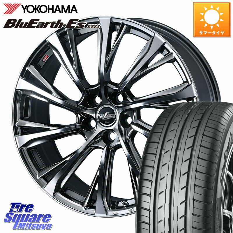 WEDS LEONIS JG M14球面座ボルト専用 ホイール 18インチ 18 X 7.0J(M14B) +39 5穴 114.3 YOKOHAMA R6303 BluEarth-Es ES32 ヨコハマ 225/55R18 レクサスLBX