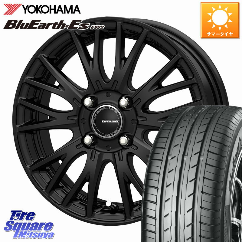 KOSEI QRASIZ クレイシズ SE48 ホイール 13インチ 13 X 4.0J +45 4穴 100 YOKOHAMA R6262 BluEarth-Es ES32 ヨコハマ 145/80R13 タント スペーシア