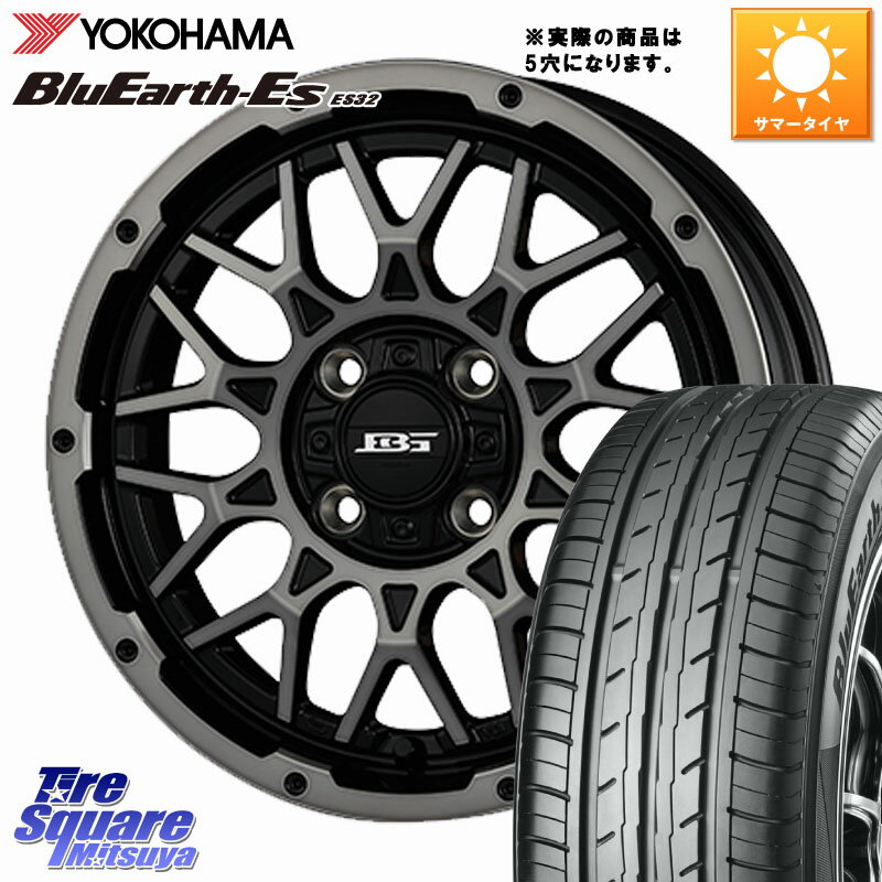 KOSEI BOTTOMGARCIA SHADOWBAHT ホイール 16インチ 16 X 7.0J +38 5穴 114.3 YOKOHAMA R2467 BluEarth-Es ES32 ヨコハマ 215/60R16